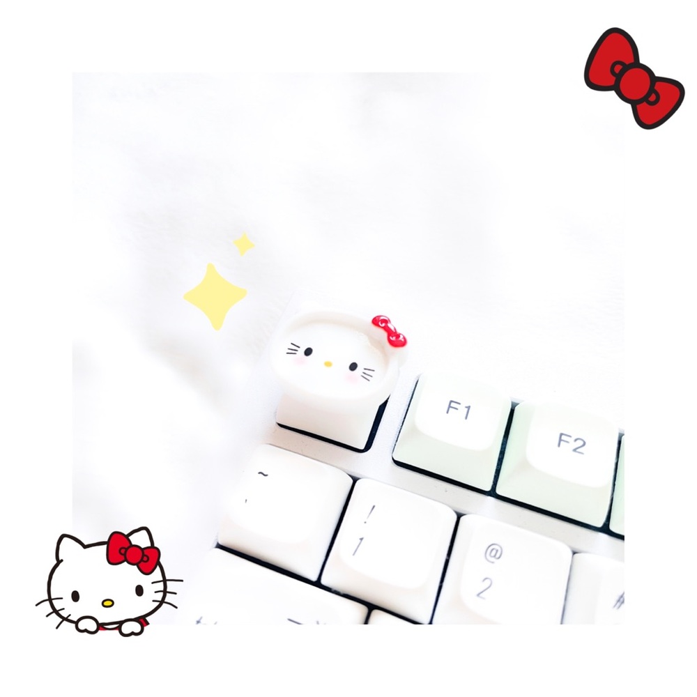 custom keycap hello kitty